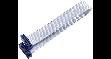 BKL Electronic 10120670 Lintkabel Rastermaat: 2.54 mm 14 x 0.08 mm² Grijs 1 stuk(s)