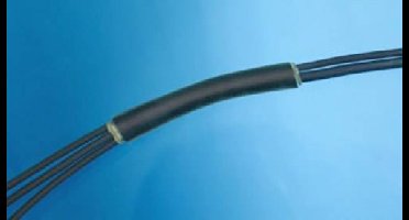 Hongshang ART001721 Krimpkous met lijm Zwart 4 mm 1 mm Krimpverhouding:4:1 per meter