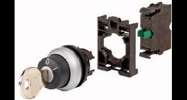 Eaton 110917 M22-WRS-K10-BVP Sleutelschakelaar Kunststof frontring Sleutel Zwart 1 stuk(s) Single