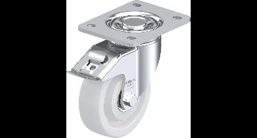 Blickle LH-SPO 125K-3-FI Zwenkwiel met rem Wieldiameter: 125 mm Draagvermogen (max.): 700 kg 1 stuk(s)