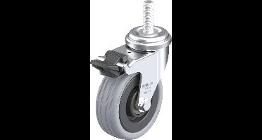 Blickle LRA-VPA 75K-FI-GS10 Zwenkwiel met rem Wieldiameter: 75 mm Draagvermogen (max.): 60 kg 1 stuk(s)
