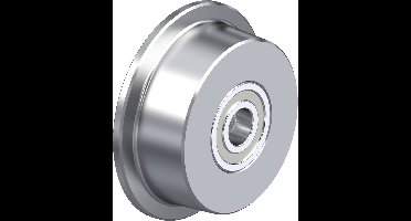 Blickle SPKVS 125K Flenswiel Wieldiameter: 125 mm Draagvermogen (max.): 1500 kg 1 stuk(s)