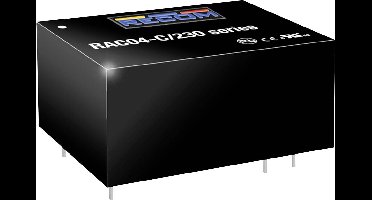RECOM RAC04-05DC/230 AC/DC-printnetvoeding 4 W