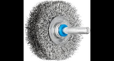 PFERD TOOLS POS ronde borstel ongetordeerd RBU Ø 50 x 15 mm schacht-Ø 6 mm Ø roestvrijstalen draad 0,20 POS RBU 5015/6 INOX 0,20 43701014 10 stuk(s)