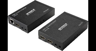 SpeaKa Professional SP-HDE-300 Extender (verlenging) HDMI Via netwerkkabel RJ45 60 m