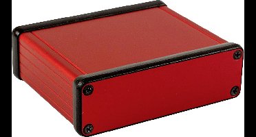 Hammond Electronics 1455L801RD Universele behuizing 80 x 103 x 31 Aluminium Geëxtrudeerd Rood (geëloxeerd) 1 stuk(s)
