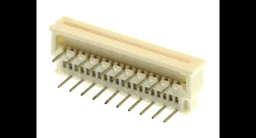 Molex 39532204 FFC/FPC-aansluiting Totaal aantal polen: 20 Rastermaat: 1.25 mm Inhoud: 1 stuk(s) Tray