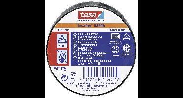 tesa tesaflex IEC 53988-00002-00 Isolatietape Zwart (l x b) 25 m x 19 mm 1 stuk(s)