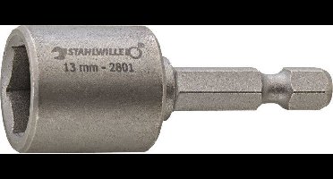 Stahlwille 2801N/ 13 STECKSCHLUESSEL MIT MAGNET 28011013 Zeskant Dopsleutelinzetstuk Zeskant
