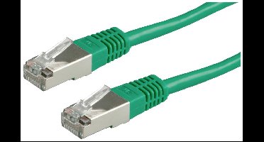 VALUE Patchkabel Cat.6 (Class E) S/FTP (PiMF), groen, 7 m
