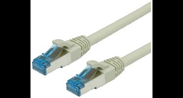 VALUE Patchkabel Kat.6A (Class EA) S/FTP (PiMF), LSOH, grijs, 10 m
