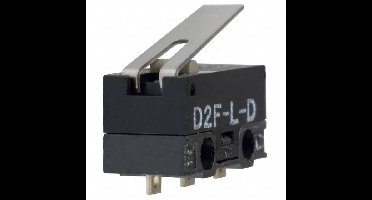 Omron D2F-L-D Microschakelaar 30 V/DC 2 A 1x aan/(aan) 1 stuk(s) Bag