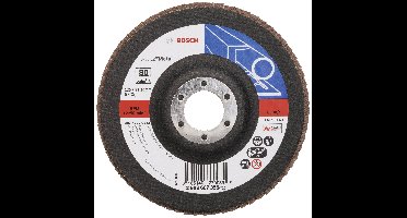 Bosch Accessories 2608607355 X551 Lamellenschijf Diameter 125 mm Boordiameter 22.33 mm Korrelgrootte (num) 80 Staal 1 stuk(s)