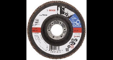 Bosch Accessories 2608607325 X571 Lamellenschijf Diameter 115 mm Boordiameter 22.33 mm Korrelgrootte (num) 120 Staal 1 stuk(s)