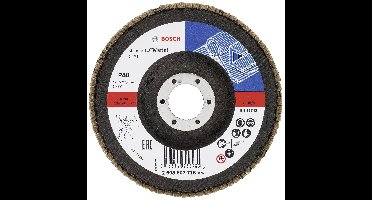 Bosch Accessories 2608603718 X431 Lamellenschijf Diameter 125 mm Boordiameter 22.33 mm Korrelgrootte (num) 80 Staal 1 stuk(s)
