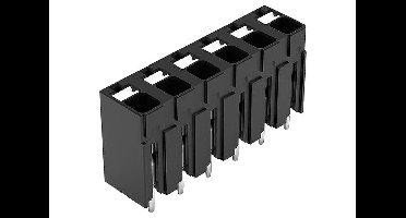 WAGO 2086-3106 Printklem 1.50 mm² Aantal polen 6 Zwart 1 stuk(s)