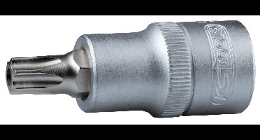 KS Tools Torx-Bitstecknuss 1/2 TX45x55mm mit Bohrung 911.1376 Torx BO Verwisselbare kop 1/2 T 45 1/2 (12,5 mm)