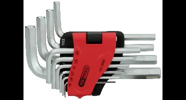 KS Tools 151.5060 Inbus Haakse schroevendraaierset 1/16 inch, 5/64 inch 1/16 10-delig