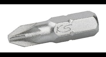 KS Tools 9112222 911.2222 Kruis-bit Aandrijving: 1/4 (6,3 mm) Uitvoering: Kruiskop Pozidriv PZ 2 25.0 mm