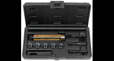 KS Tools 150.5050 THREADfix reparatieset M10x1,25 f.gloeibougies, 9-delig