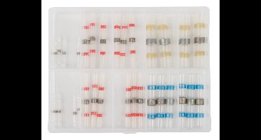 KS Tools 970.0720 Assortiment kabelschoenen 0.25 mm² - 6 mm² Wit, Rood, Blauw, Geel 30 onderdelen