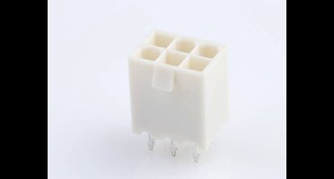 Molex 39310060 Female header, inbouw (standaard) Totaal aantal polen: 6 Rastermaat: 4.20 mm Inhoud: 1 stuk(s) Bulk
