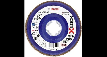 Bosch Accessories 2608619812 X551 Lamellenschijf Diameter 115 mm Boordiameter 22.23 mm Korrelgrootte (num) 60 1 stuk(s)