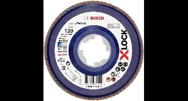 Bosch Accessories 2608619814 X551 Lamellenschijf Diameter 115 mm Boordiameter 22.23 mm Korrelgrootte (num) 120 1 stuk(s)