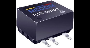 RECOM R1S-0512 DC/DC-converter 5 V 12 V 0.084 A 1 W Aantal uitgangen: 1 x Inhoud 1 stuk(s)