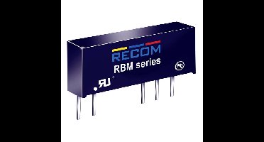 RECOM RBM-1212D DC/DC-converter 12 V -12 V, 12 V -0.041 A 1 W Aantal uitgangen: 2 x Inhoud 1 stuk(s)