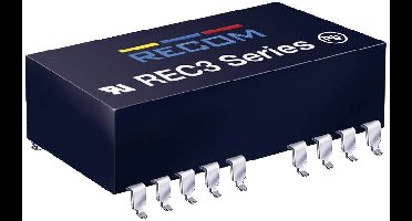RECOM REC3-2405SRWZ/H2/A DC/DC-converter 5 V 0.6 A 3 W Aantal uitgangen: 1 x Inhoud 1 stuk(s)