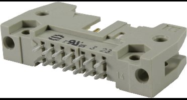 HARTING 09185066904 Male connector Aantal rijen 2 1 stuk(s)
