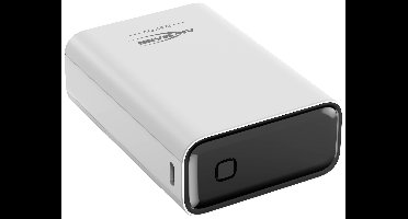 Ansmann 20000 mAh PB222PD w Powerbank 20 Ah USB PD 3.0, Quick Charge 2.0 LiPo Wit Met laadregelaar, Gelijktijdig laden en ontladen, Statusweergave