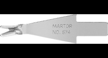 MARTOR 674.50 Reservemes TRIMMKLINGE speciaal geslepen 10 stuk(s)