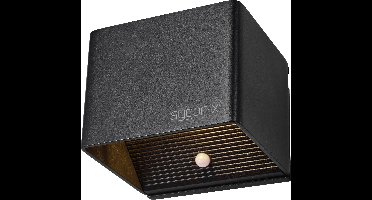 Sygonix SY-6053268 LED-wandlamp met bewegingsmelder LED LED vast ingebouwd 2 W Zwart