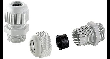 Bopla 12002300 Wartel Geïntegreerde trekontlasting M20 Polyamide Grijs-wit (RAL 7035) 1 stuk(s)