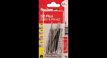 Fischer 567872 SX Plus 8 x 65 S Spreidplug 65 mm 1 set(s)