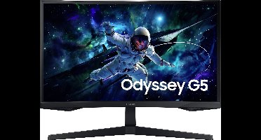Samsung Odyssey G5 LS27CG554EU Gaming monitor Energielabel F (A - G) 68.6 cm (27 inch) 2560 x 1440 Pixel 16:9 1 ms DisplayPort, HDMI, Hoofdtelefoon (3.5 mm