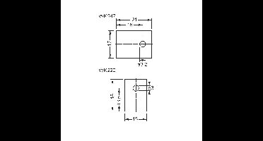 Fischer Elektronik WK247 WK247 Warmtegeleidende folie Zelfklevend 200 µm 0.9 W/mK (l x b) 24 mm x 20 mm