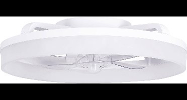 Westinghouse Plafondventilator 20 W (Ø x h) 500 mm x 165 mm Wit Timer, Met afstandsbediening, Met lamparmatuur, Omkeerbare bladen, Met instelbare