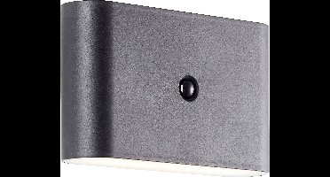 Brilliant Xino G80605/06 LED-buitenlamp met bewegingsmelder (wand) LED LED vast ingebouwd 34 W Zwart