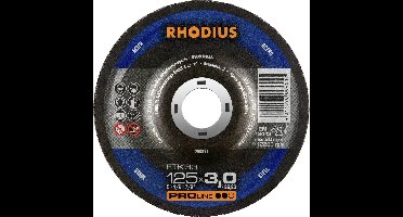 Rhodius 200891 Doorslijpschijf gebogen 125 mm 1 stuk(s) Staal