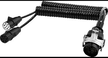 SecoRüt ECO771-136 Verbindingskabel [Aanhangercontact 15-polig - Aanhangercontact 7-polig type N, Aanhangercontact 7-polig type S]