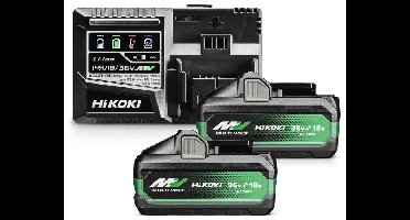 HiKOKI UC18YSL3WJZ Accu en acculader voor gereedschap 18 V, 36 V 4 Ah, 8 Ah