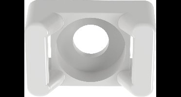 Panduit Cable Tie Mount Kabelbindervoetje Schroefbaar, Nieten TM1S4-C Bundel-Ø (bereik) 51 mm (max) Kleurloos 1 stuk(s)