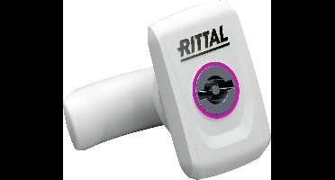 Rittal 2420010 SZ-voorschrijfsluiting voor AX, kunststof, met dubbele bartinzet Closure 1 stuk(s)