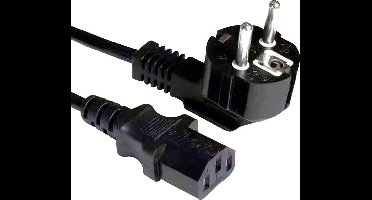 Value 19.99.1014 Apparaat (koud), Computer, Monitor, Stroom Aansluitkabel Zwart 3 m