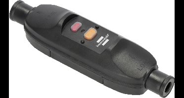 Brennenstuhl 1290720011 Tussenschakelaar voor persoonsbescherming PRCD 230 V Zwart IP66