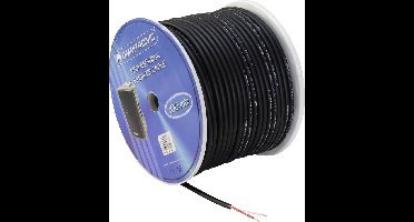 Omnitronic 3030021K Luidsprekerkabel 2 x 2.5 mm² Zwart 100 m