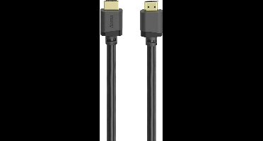 Hama 00202027 HDMI-kabel HDMI Aansluitkabel HDMI-A-stekker 1 m Zwart 8K UHD, Audio Return Channel (ARC), Magnetische stekker